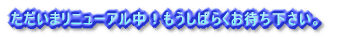 �������܃��j���[�A�����I�������΂炭���҂��������B