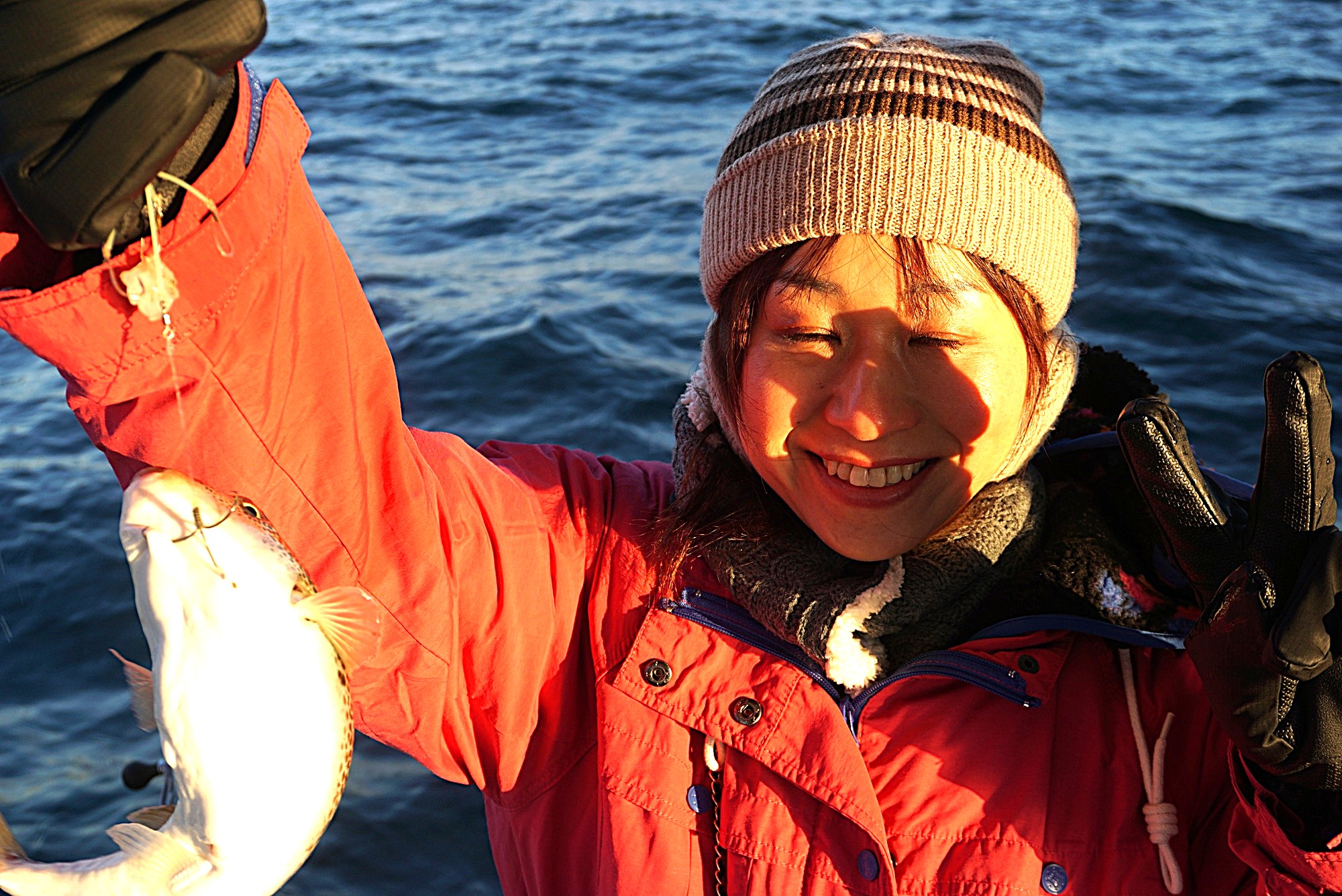 ショウサイフグ釣り